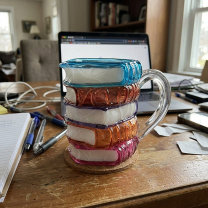 BookSip™ – The Stacked Books Mug