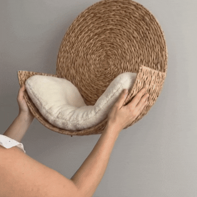 LoftedPaws™ - Handwoven Cat Bed